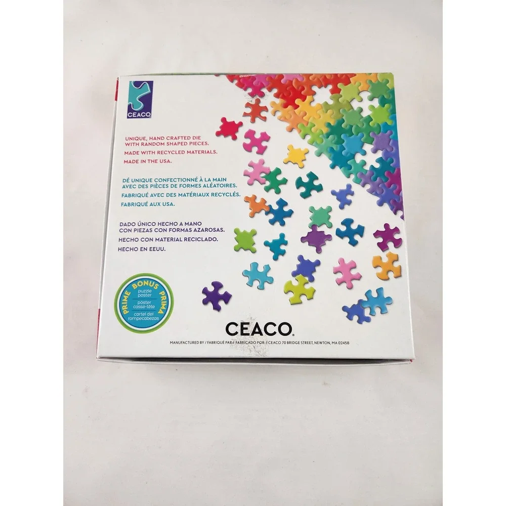 Ceaco Brand Horses 550 Piece Jigsaw Puzzle with Poster Open Bag